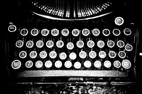 Typewriter B/W....now write the story by geishaboy500